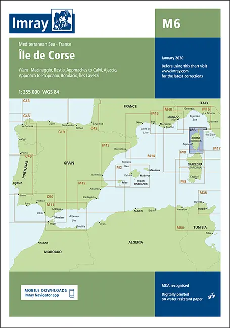 Imray M6 Ile De Corse (Corsica) 1