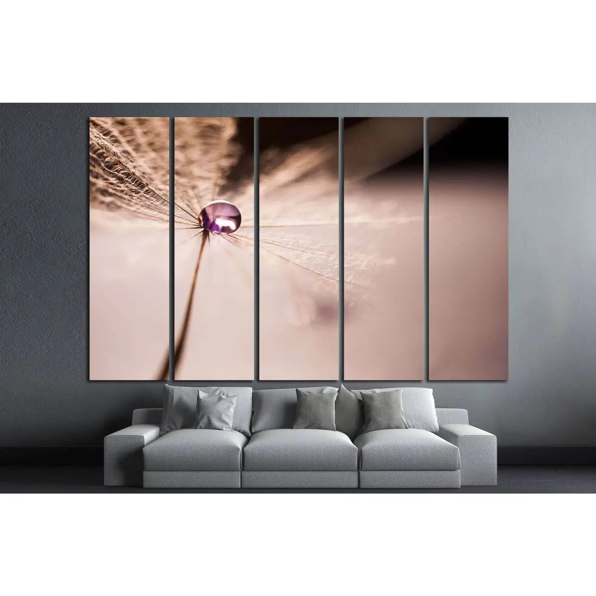 Abstract Macro Art Print #1070 – Premium Ready-to-Hang Canvas Wall Decor - Image 2