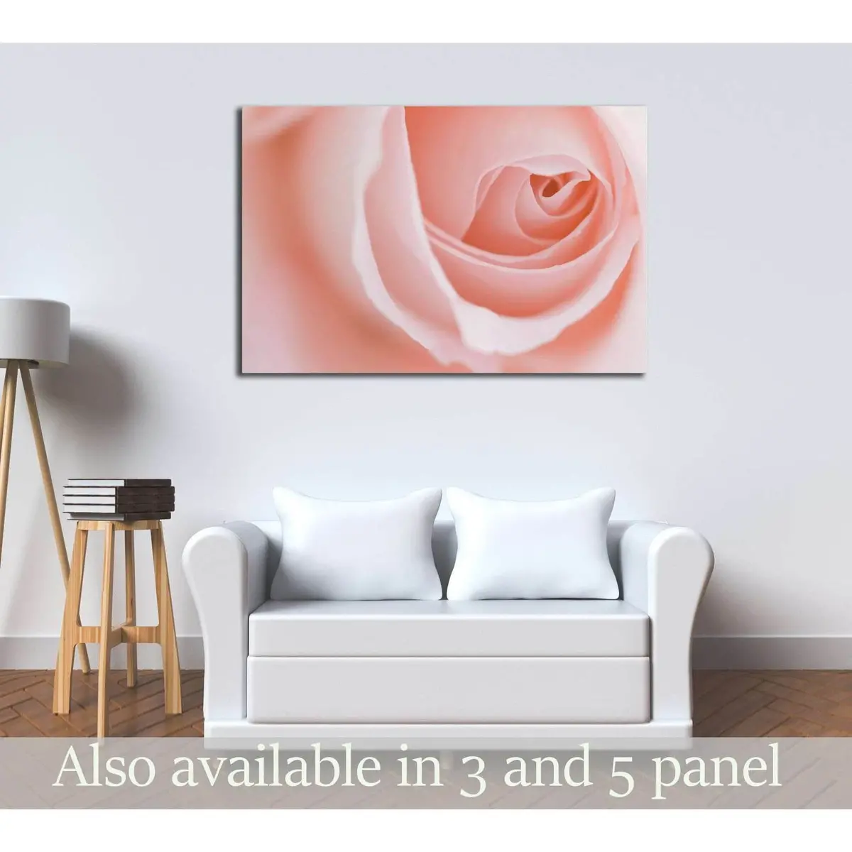 Macro Flower Beautiful Rose For A Background Image №2746 Ready To Hang Canvas Print 1