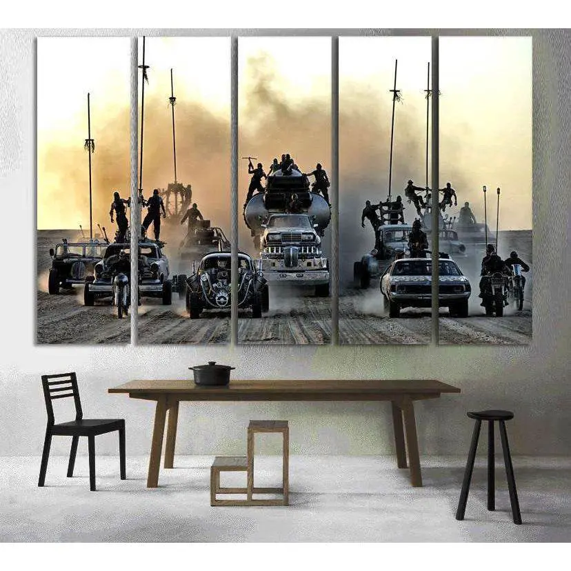 Mad Max Fury #2002 Premium Ready-to-Hang Canvas Art