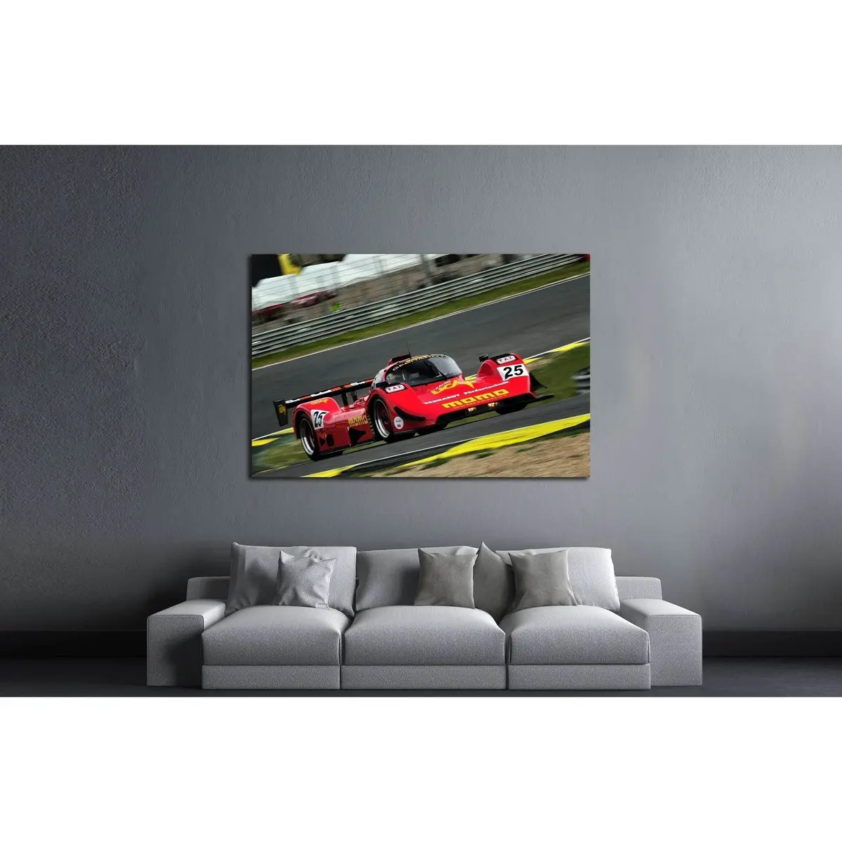 Madrid, Spain -Apr 1 British Driver Michael Lyons Races In A Gebhardt C91 During The Jarama Classic №2489 Ready To Hang Canvas Print 3