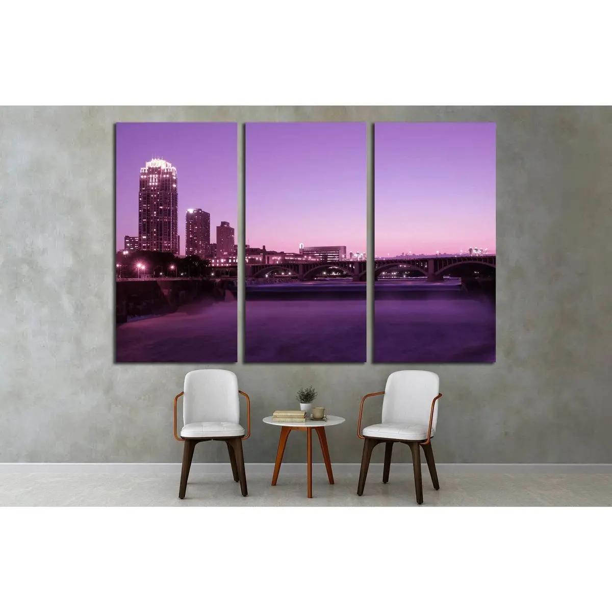 Magic Hour In Minneapolis №1726 Ready To Hang Canvas Print 3
