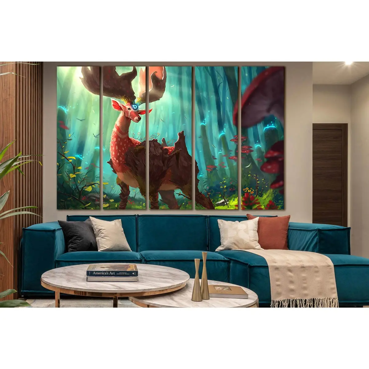 Enchanted Animal Canvas Art №SL1268 – Premium Ready-to-Hang Wall Decor