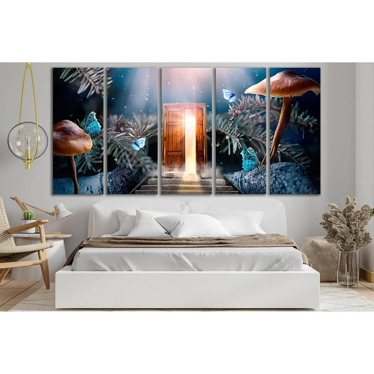 Enchanted Hidden Door Canvas Art №SL1265 – Pre-Hung Wall Decor - Image 3