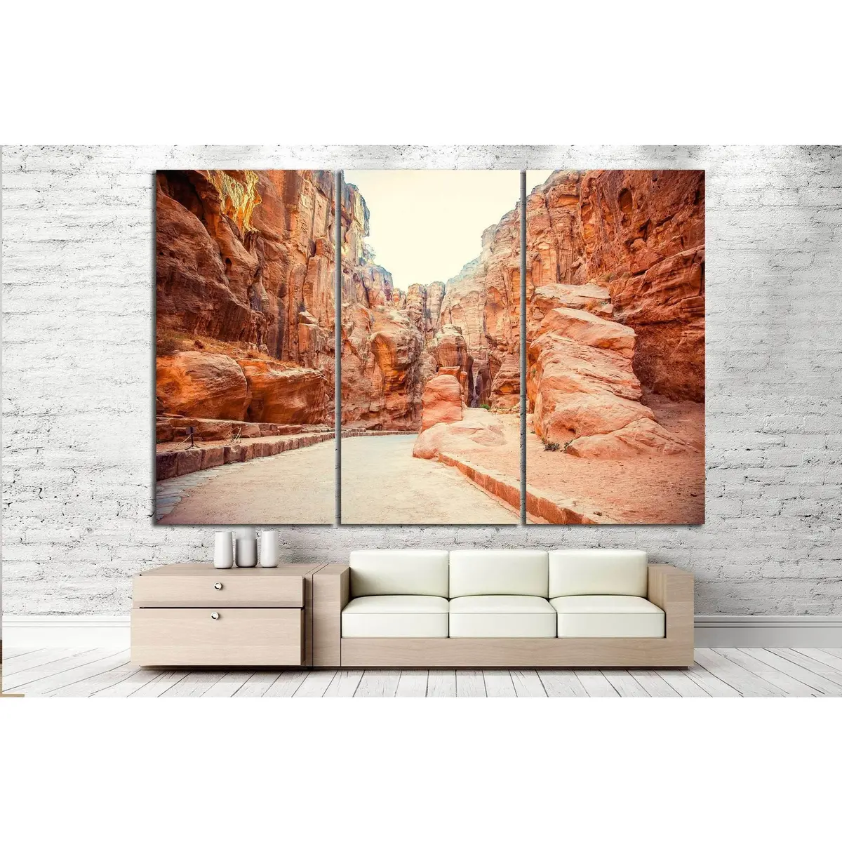 Main Entrance To Ancient City №832 Ready To Hang Canvas Print 5