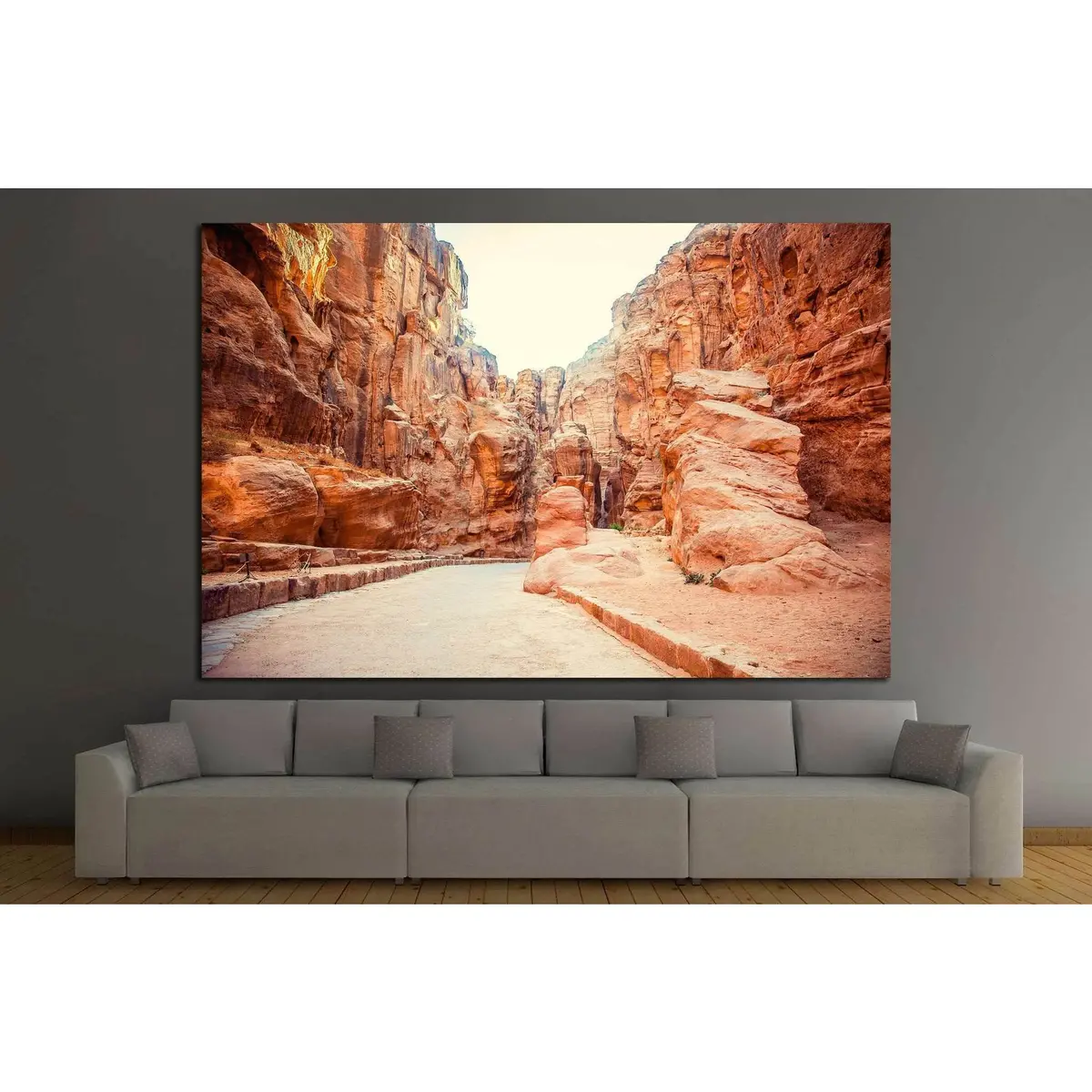 Main Entrance To Ancient City №832 Ready To Hang Canvas Print 3