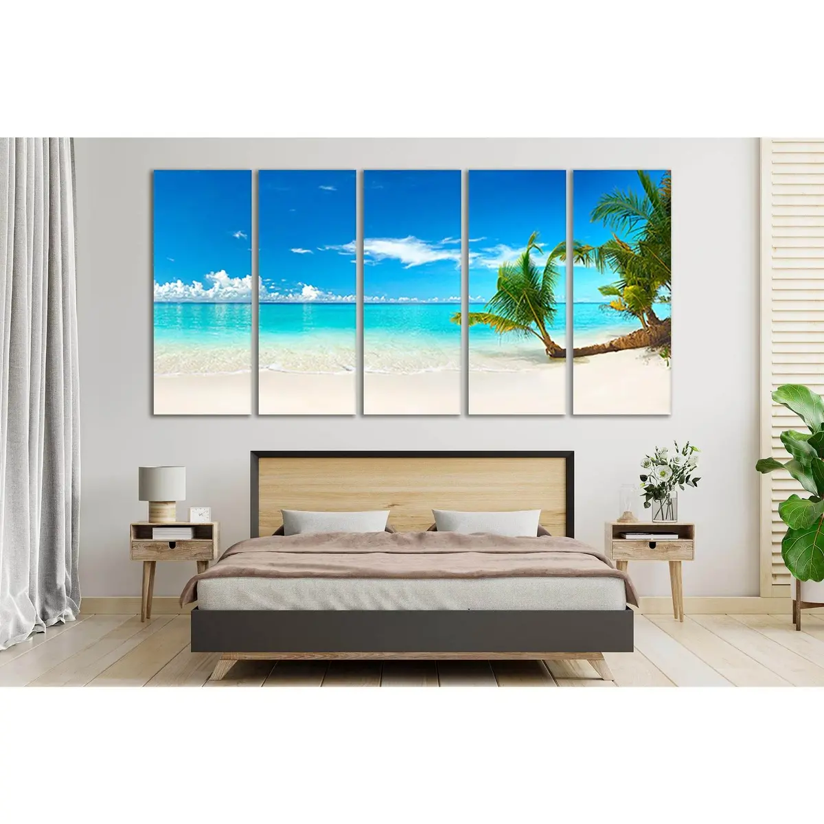 Maldives Ocean View Canvas Art Print №SL62 – Ready to Hang