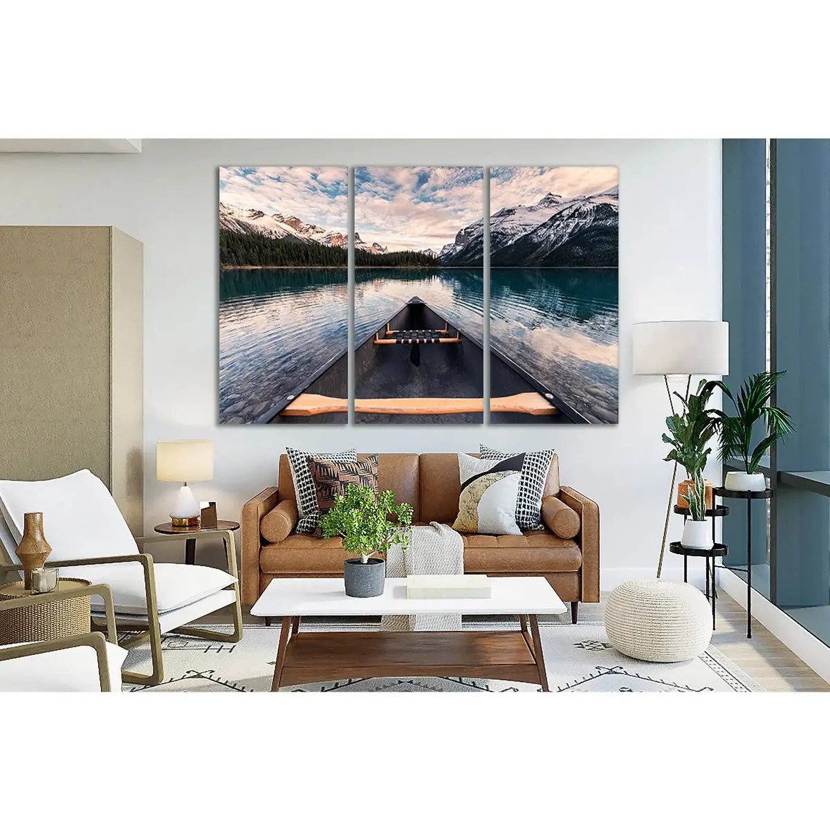 Maligne Lake №Sl41 Ready To Hang Canvas Print 5