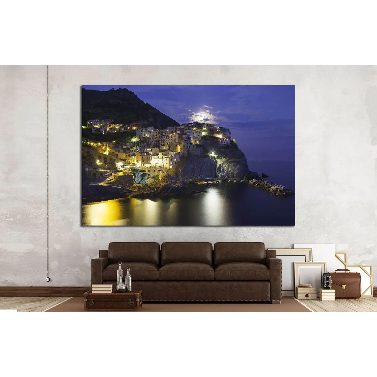 Manarola, Cinque Terre, Italy №1240 Ready To Hang Canvas Print 2