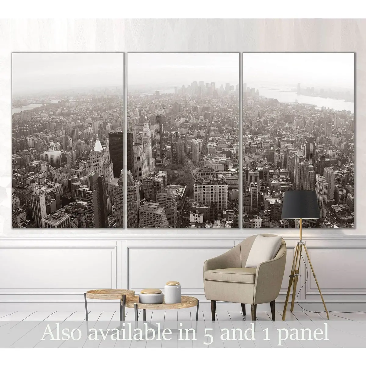 Manhattan New York №3019 Ready To Hang Canvas Print 5