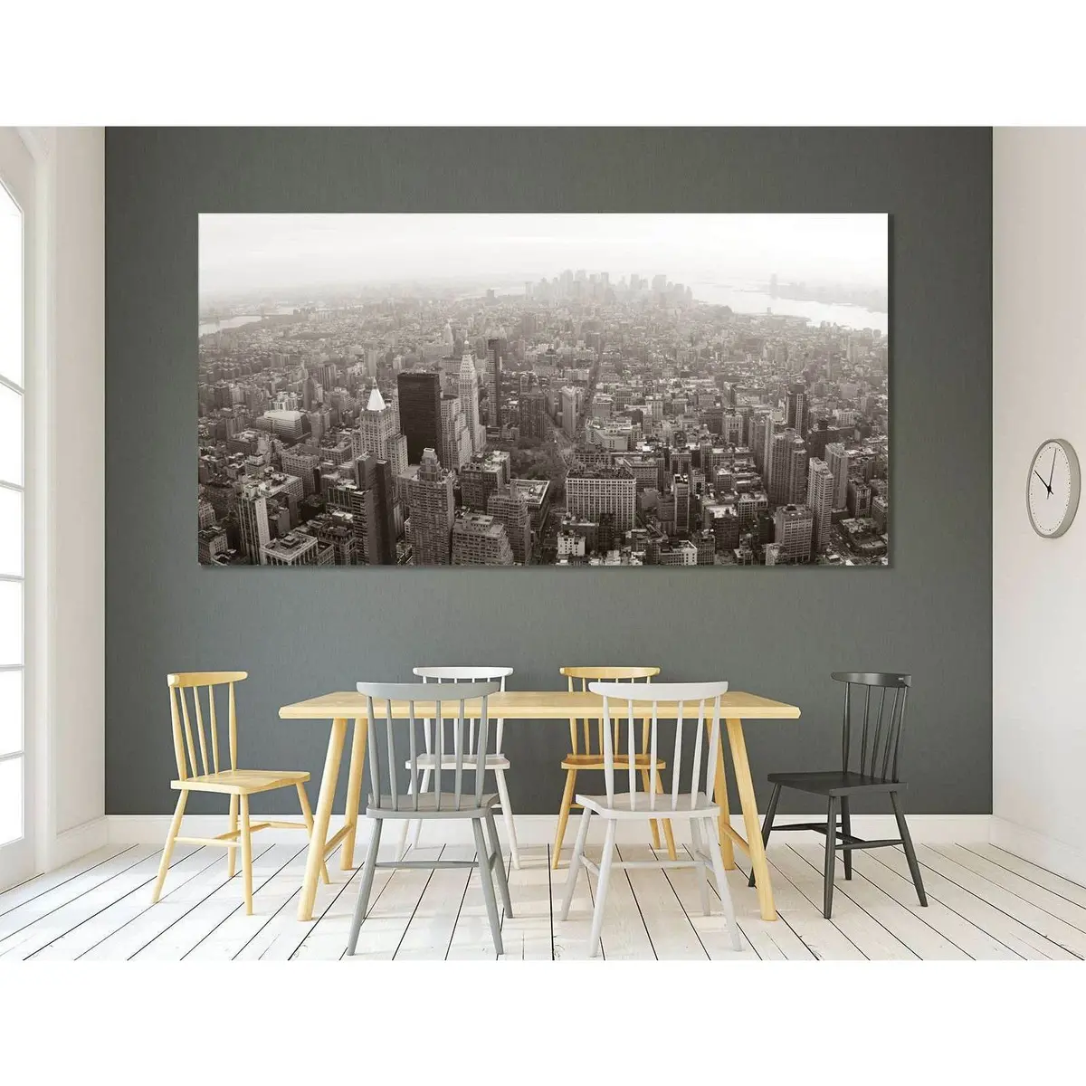 Manhattan New York №3019 Ready To Hang Canvas Print 2
