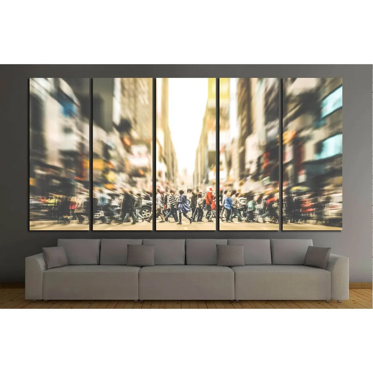 Manhattan NYC Skyline Canvas Wall Art – Pre-Strung & Ready to Hang - Image 3