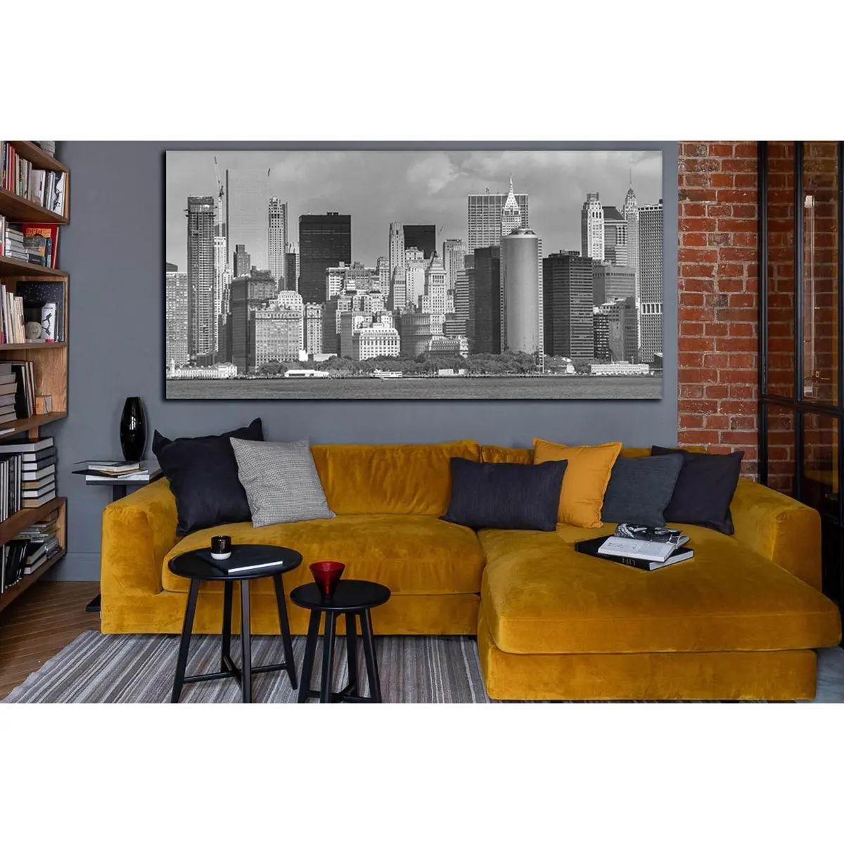 Manhattan New York №Sl871 Ready To Hang Canvas Print 1