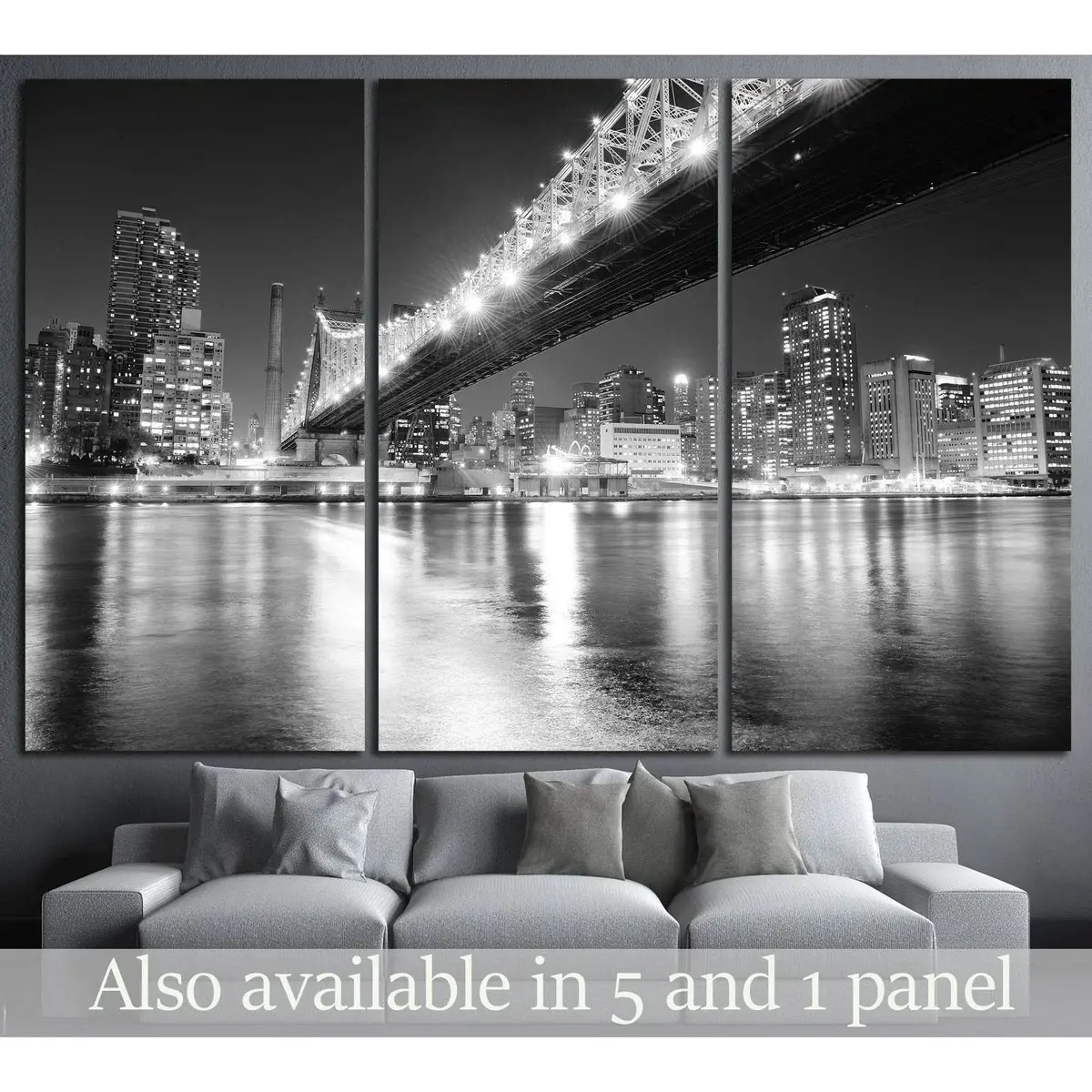 Manhattan Skyline №776 Ready To Hang Canvas Print 5