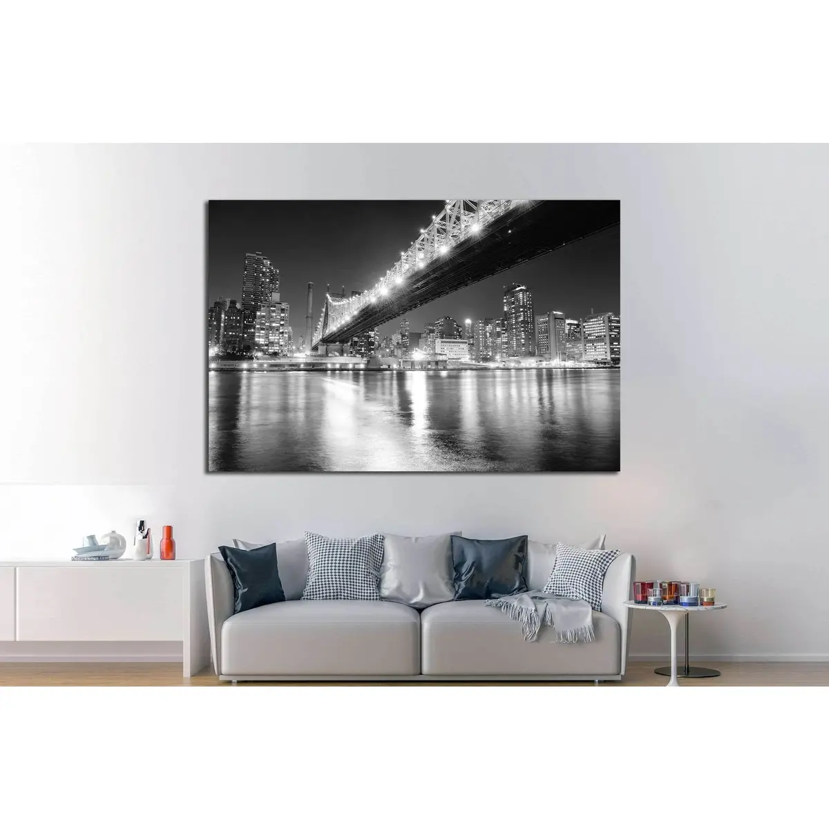 Manhattan Skyline №776 Ready To Hang Canvas Print 3
