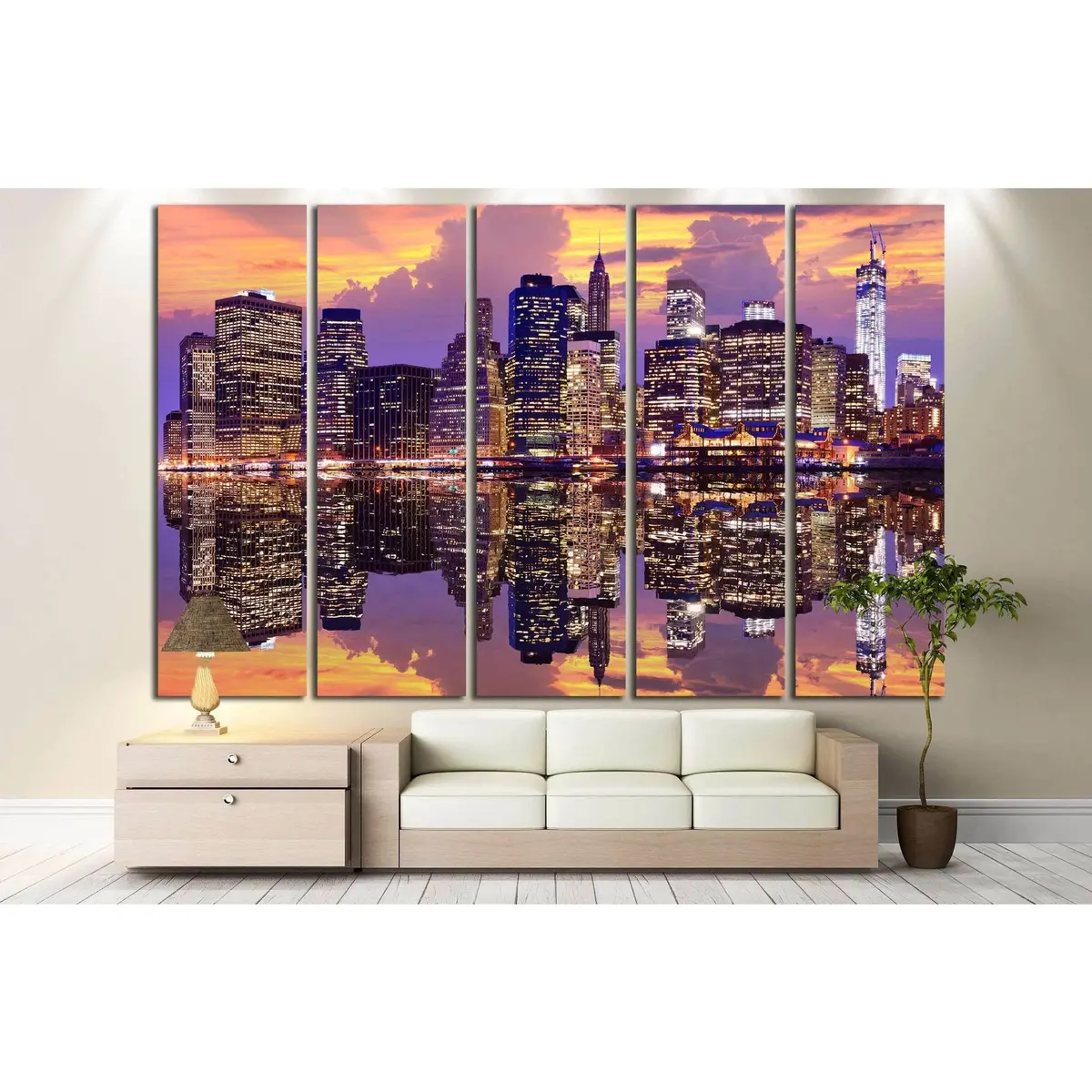 Manhattan Skyline Canvas Art #853 – Dramatic Cityscape Print, Ready to Hang - Image 3
