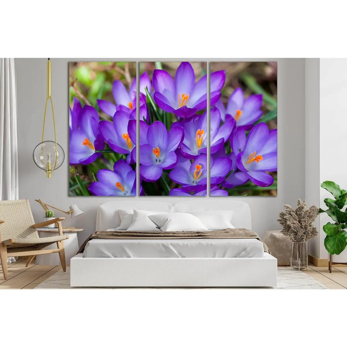 Many Purple Flowers №Sl702 Ready To Hang Canvas Print 5