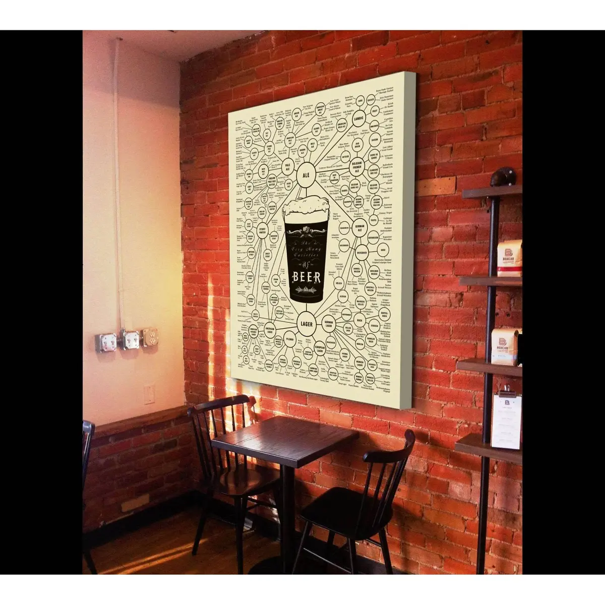 Many Varieties Of Beer №2026 Ready To Hang Canvas Print 1
