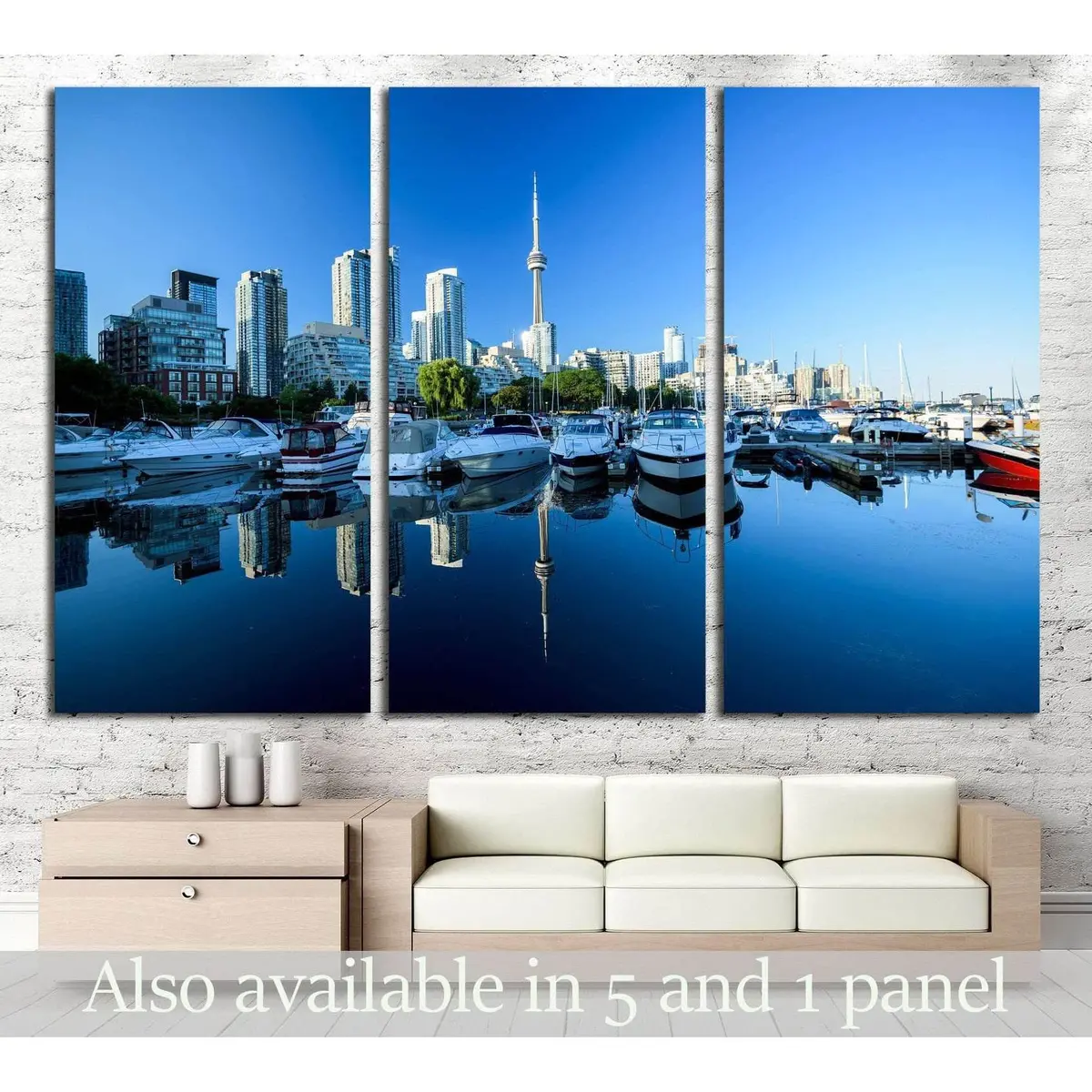 Marina Quay West, Ontario, Toronto, Canada №2022 Ready To Hang Canvas Print 5