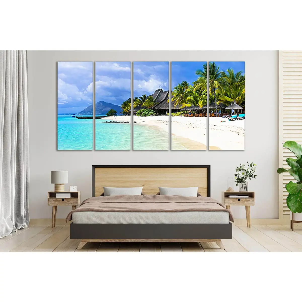 Mauritius Island Canvas Print SL71 – Ready-to-Hang Wall Art - Image 4