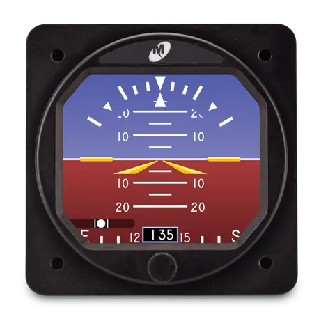 Mid-Continent Md23-342 Digital Attitude Indicator Slip Turn Rate Heading Lcd 1