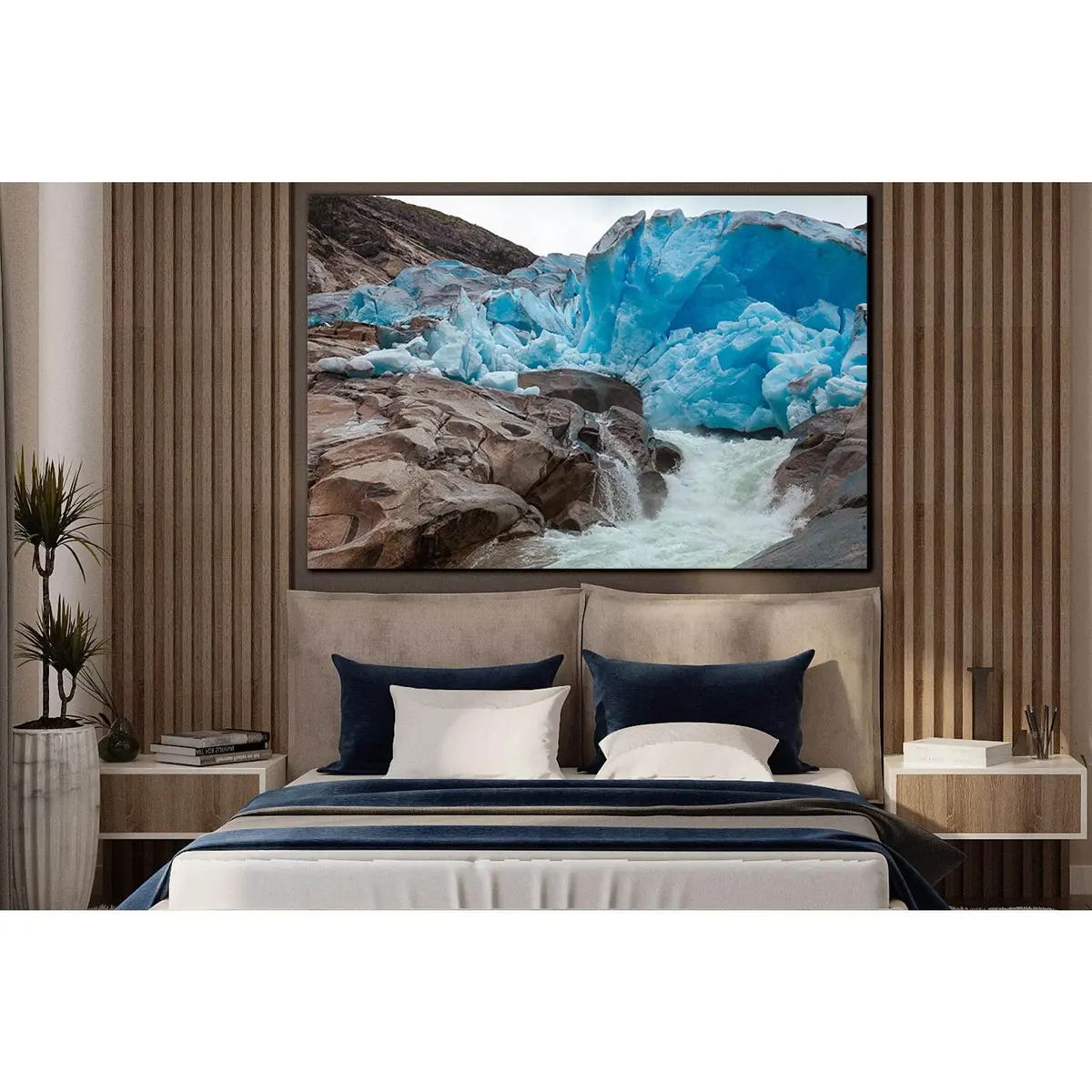 Melting Nigardsbreen Glacier №Sl1328 Ready To Hang Canvas Print 2