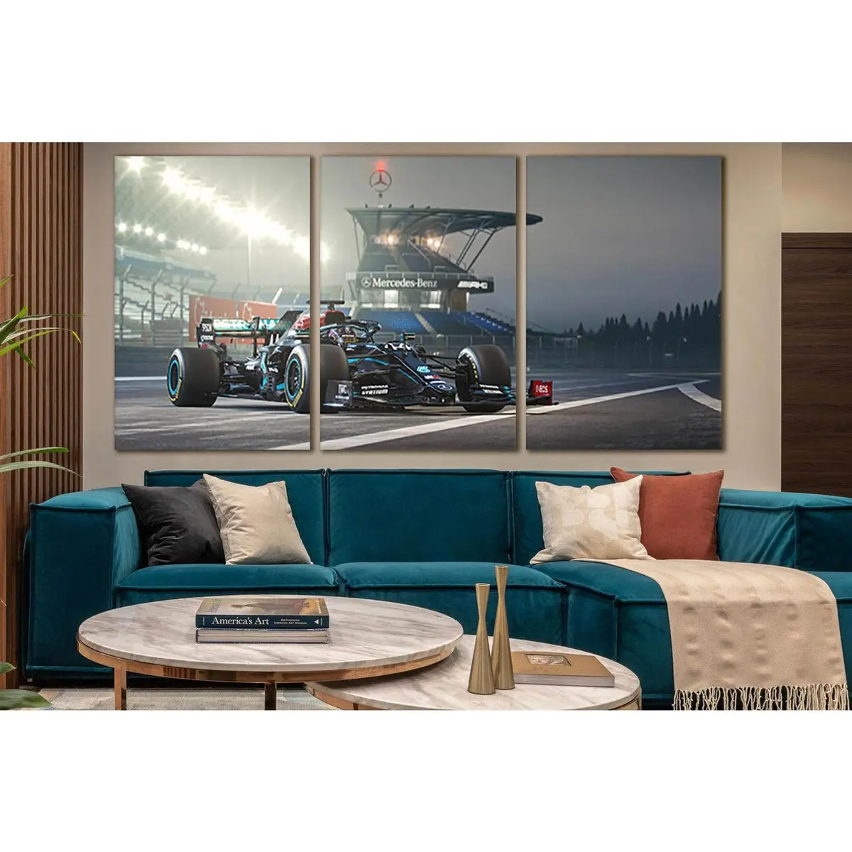Mercedes-Amg F1 №Sl943 Ready To Hang Canvas Print 5