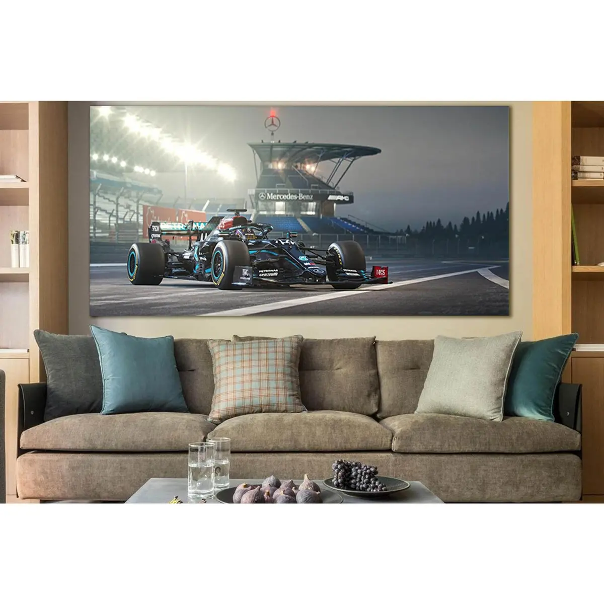 Mercedes-Amg F1 №Sl943 Ready To Hang Canvas Print 2