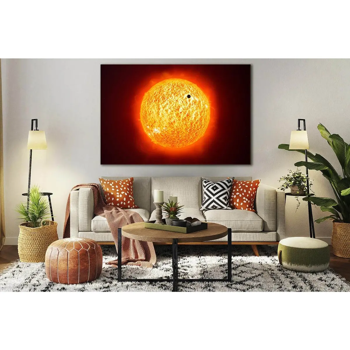 Mercury On The Sun Background №Sl435 Ready To Hang Canvas Print 2