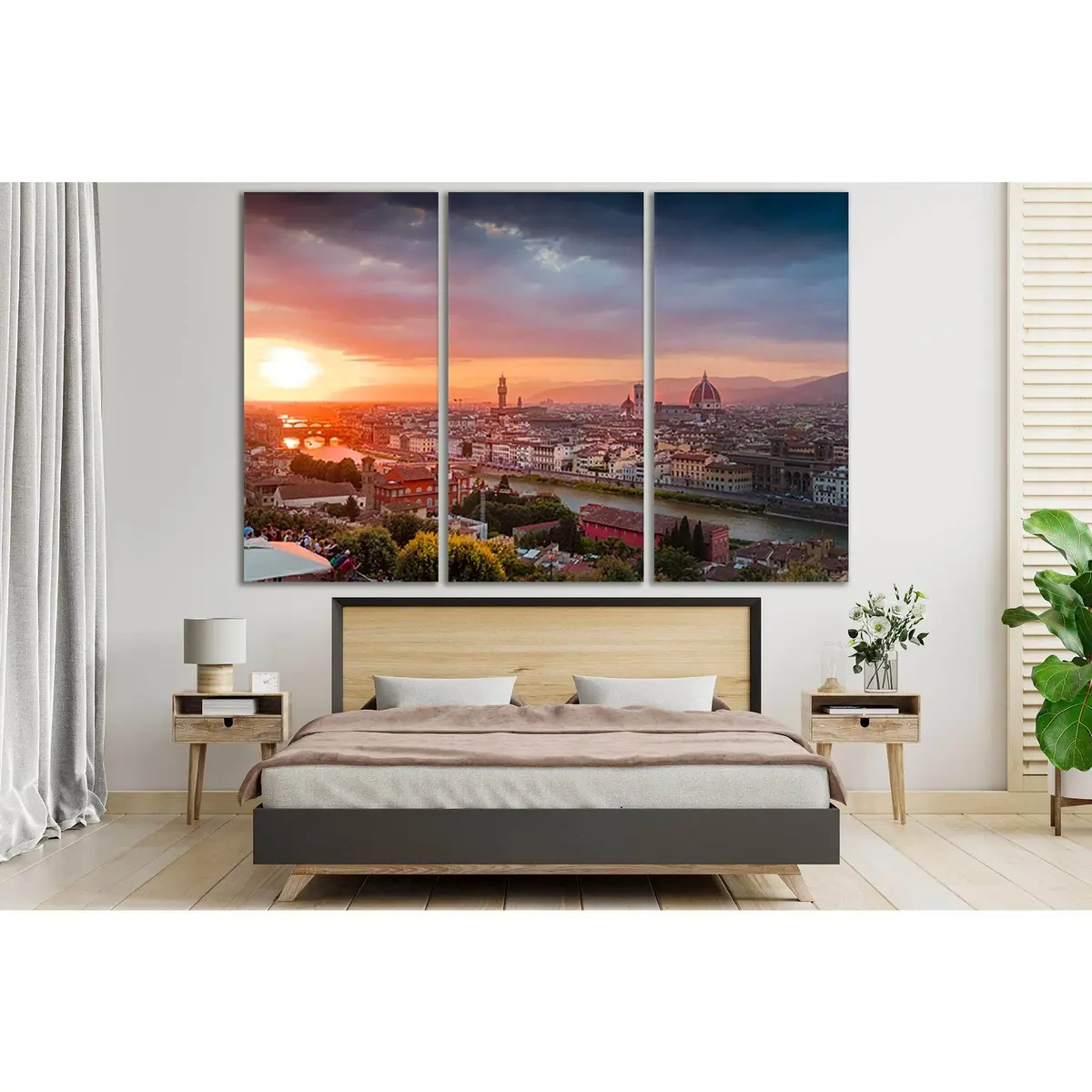 Metropolitan City Of Florence Italy №Sl337 Ready To Hang Canvas Print 5