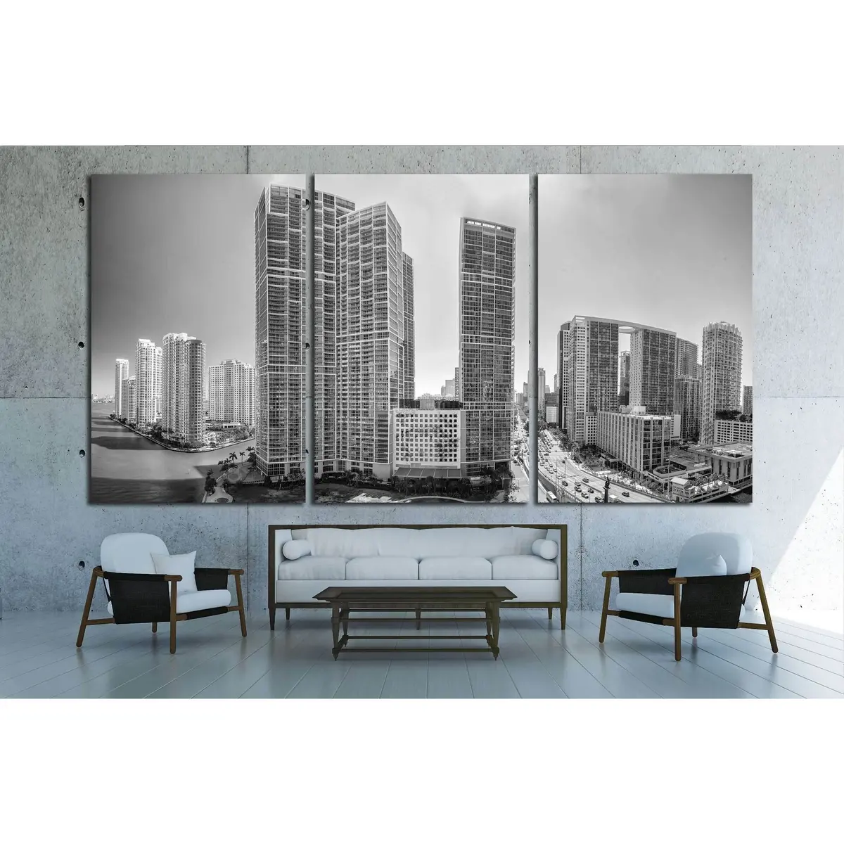 Miami №2735 Ready To Hang Canvas Print 5