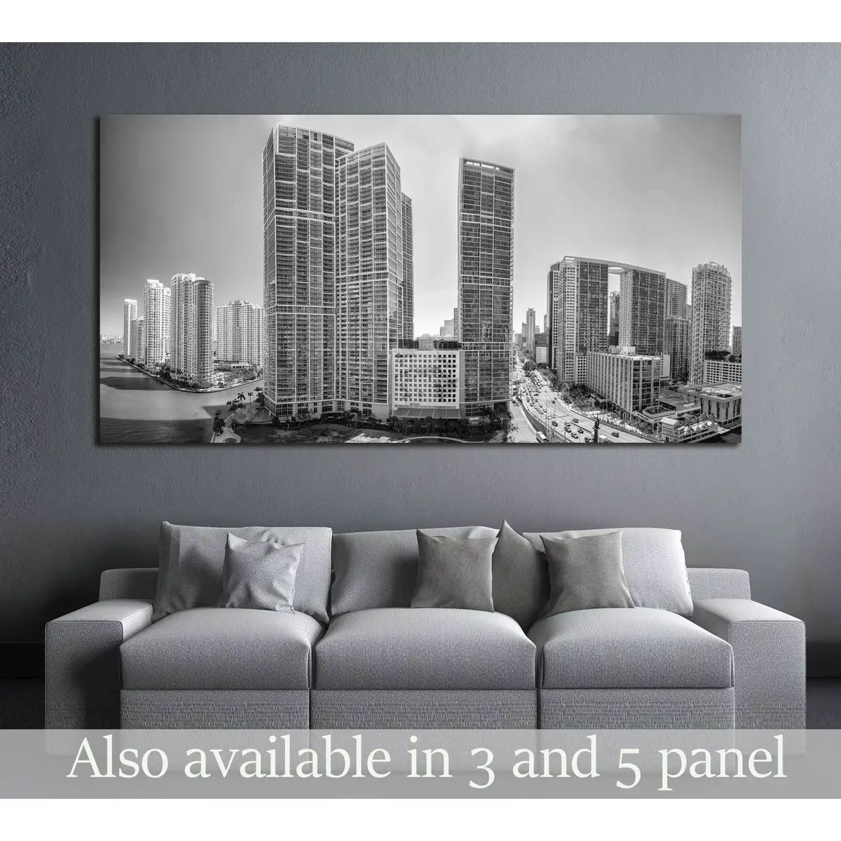 Miami №2735 Ready To Hang Canvas Print 1