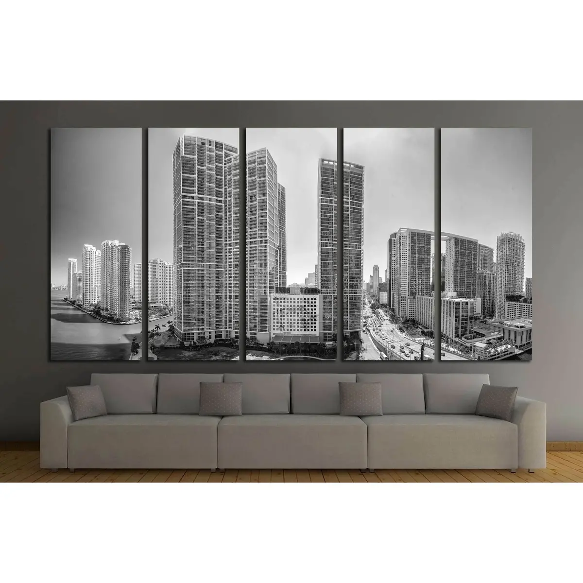 Miami #2735 Premium Canvas Wall Art – Ready to Hang - Image 3