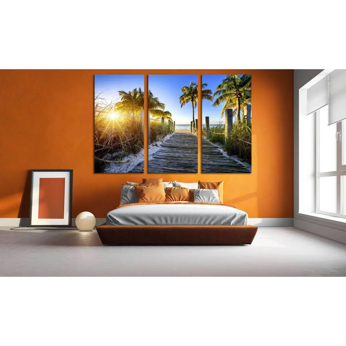 Miami Beach №626 Ready To Hang Canvas Print 5
