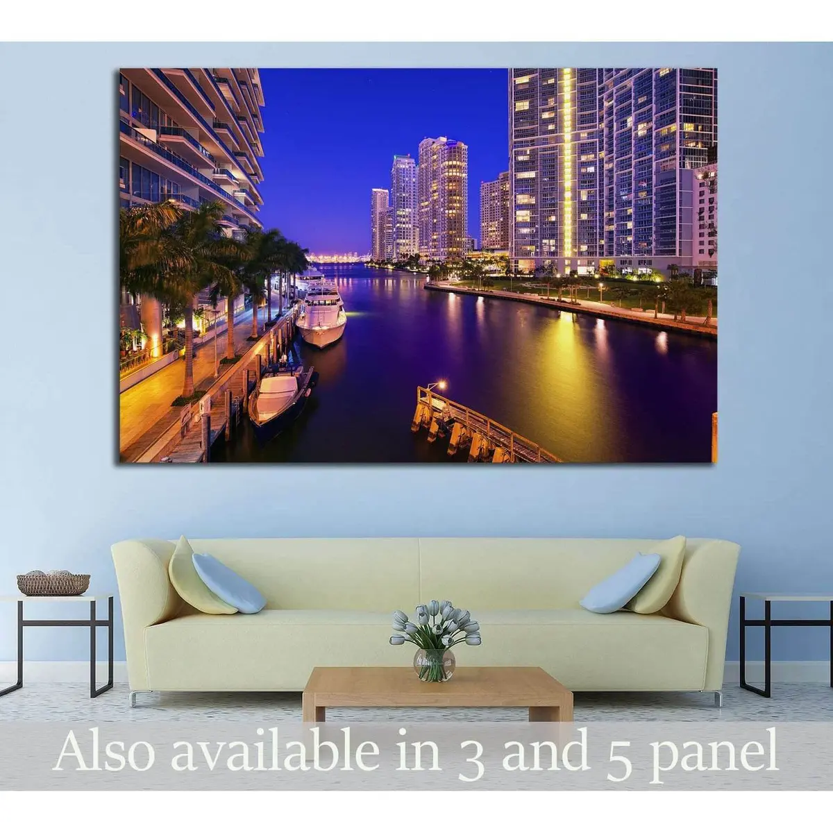 Miami, Florida, United States №1093 Ready To Hang Canvas Print 1