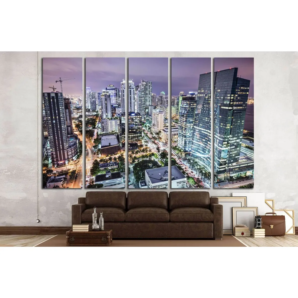 Miami, Florida Canvas Wall Art – Ready-to-Hang Print #1091 - Image 3
