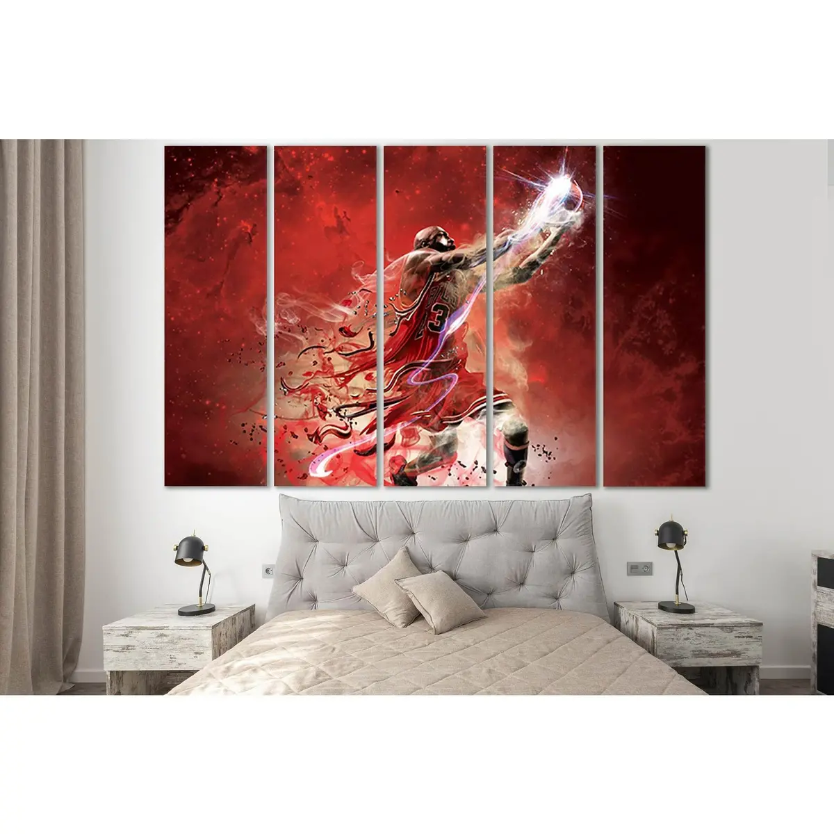 Michael Jordan Premium Canvas Art Print №SL947 – Ready-to-Hang Wall Decor