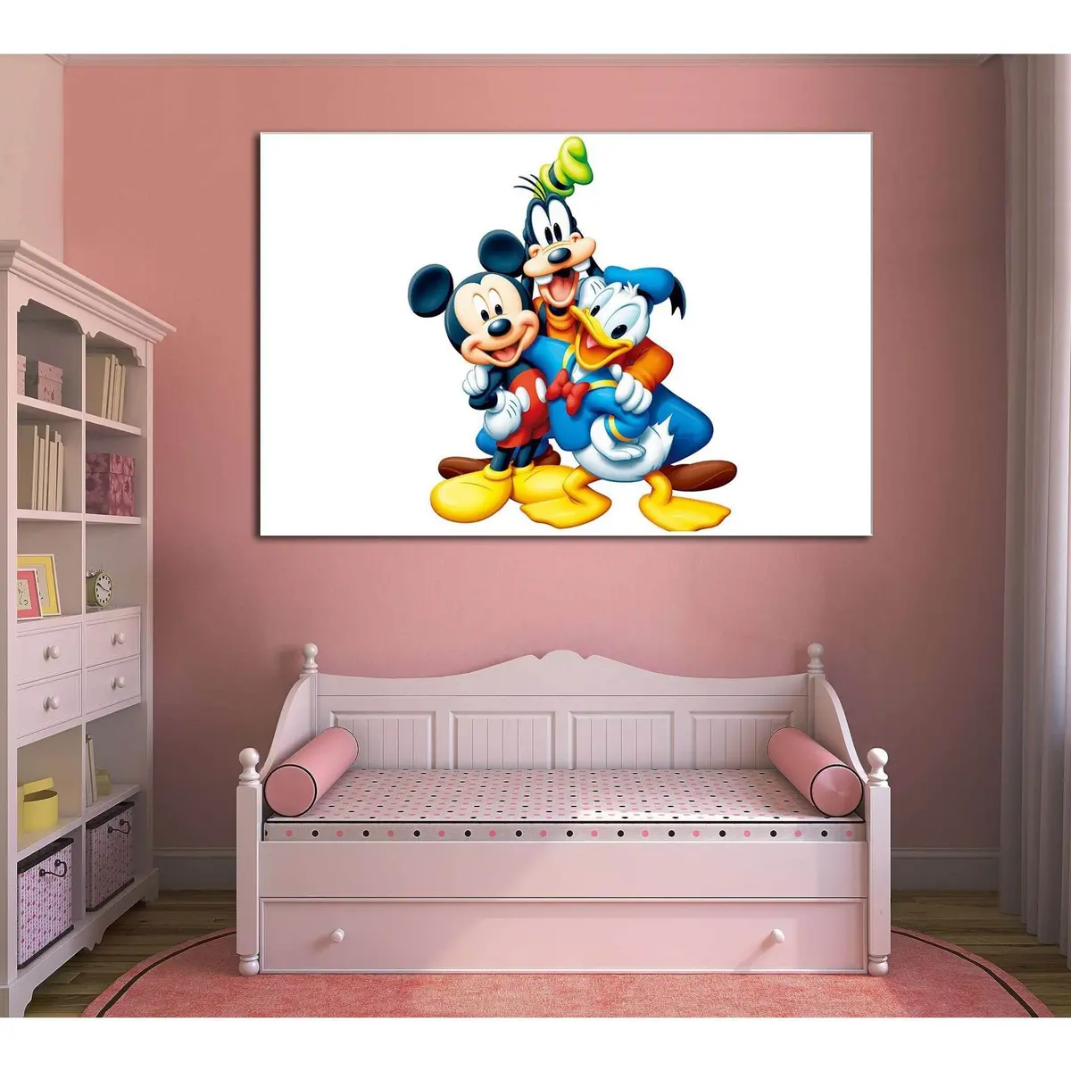 Mickey Mouse And His Friends №2019 Ready To Hang Canvas Print 1