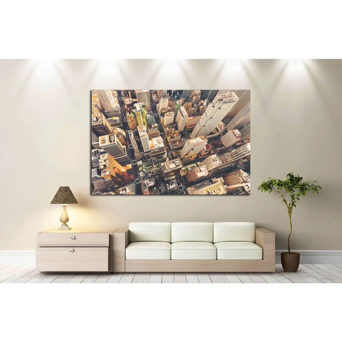 Midtown Manhattan, St Patrick's Cathedral №1227 Ready To Hang Canvas Print 2