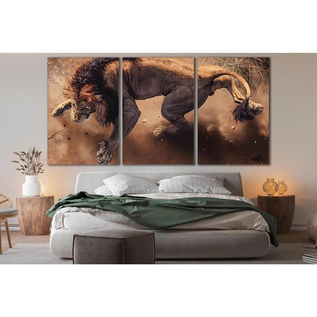 Mighty Adult Lion №Sl1032 Ready To Hang Canvas Print 5