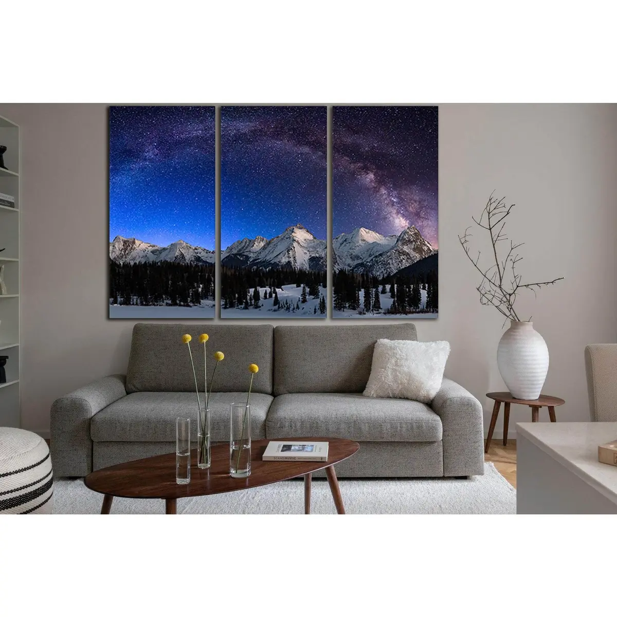 Milky Way Mountains Usa №Sl970 Ready To Hang Canvas Print 5