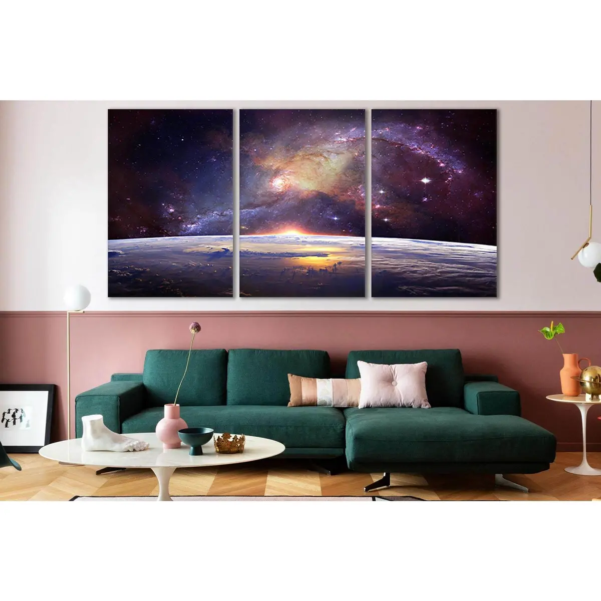 Milky Way Over Earth №Sl434 Ready To Hang Canvas Print 5