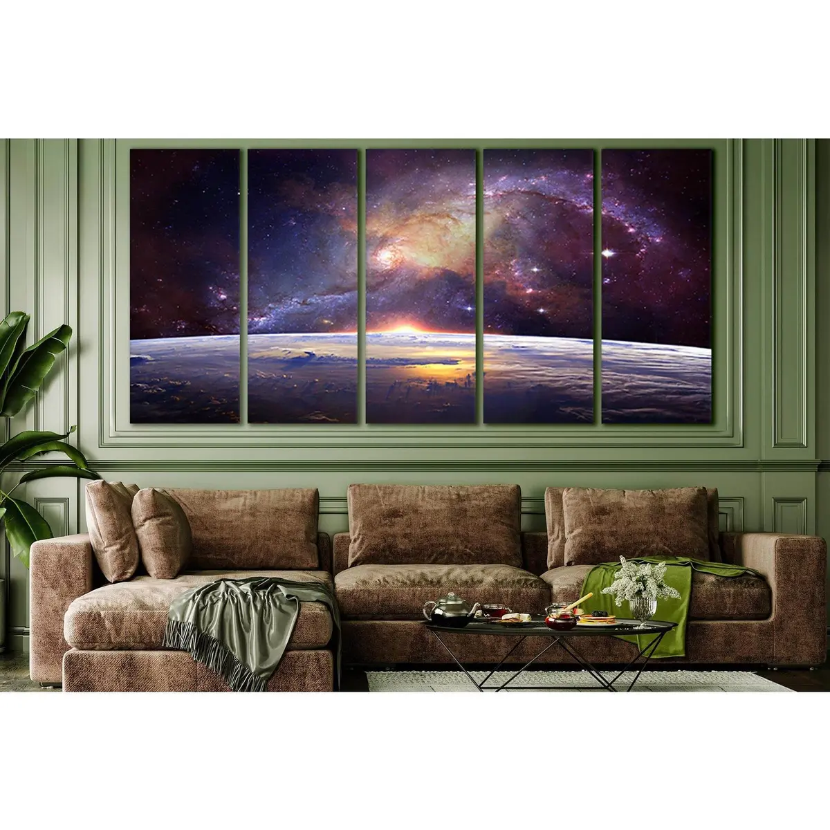 Stunning Milky Way Night Sky Canvas Art Print – SL434 - Image 3
