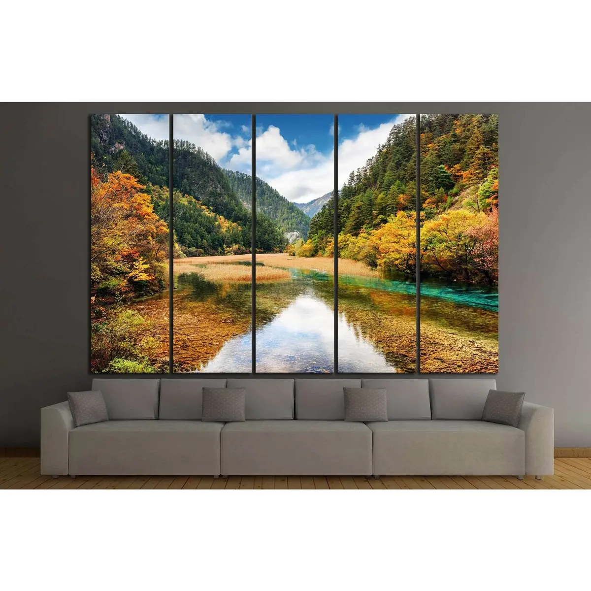 Stunning Min Mountains Landscape Canvas Art – Ready-to-Hang Wall Decor - Image 3
