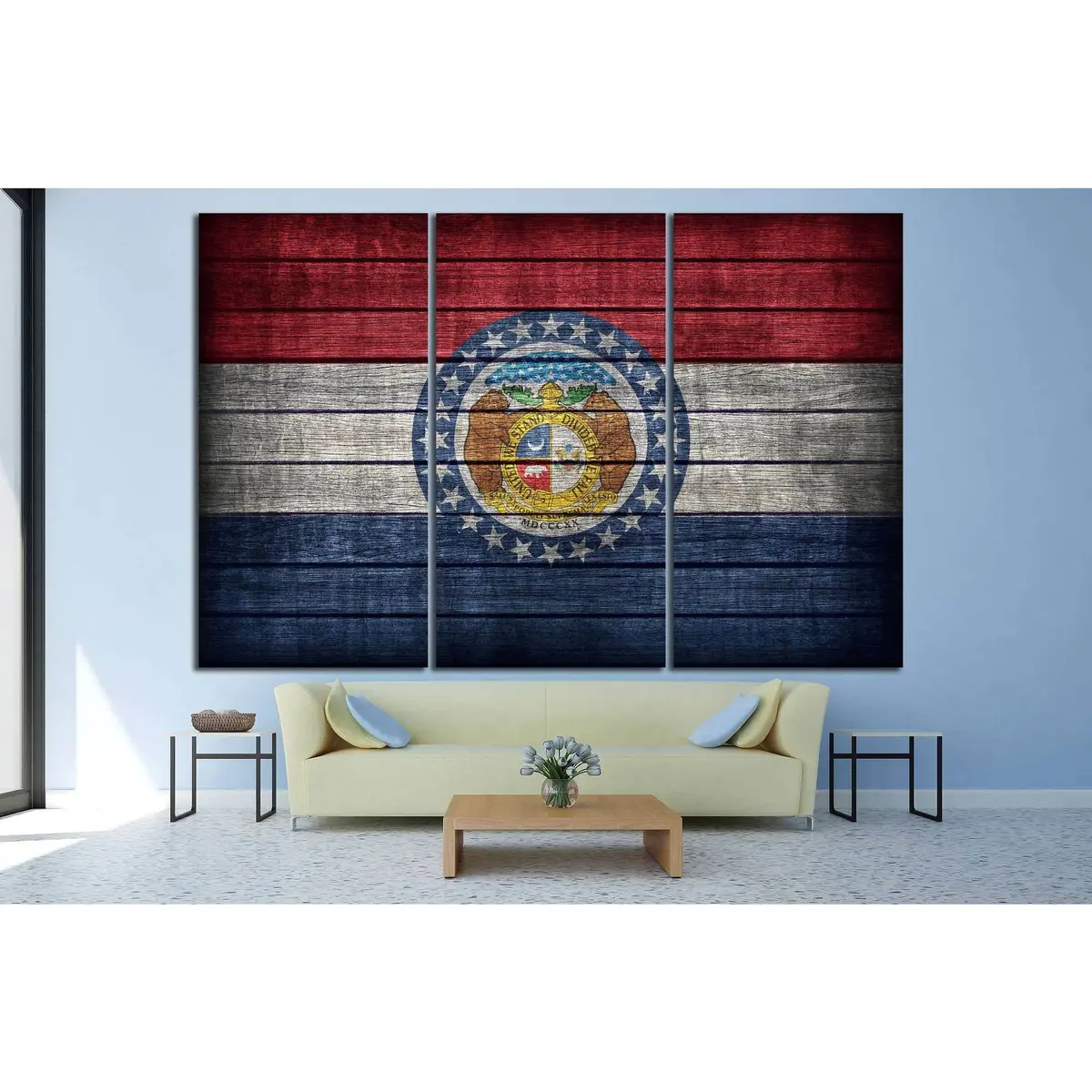 Missouri Flag №678 Ready To Hang Canvas Print 5