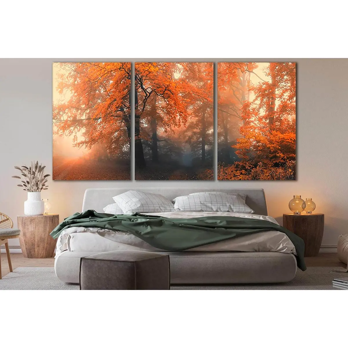 Misty Autumn Forest №Sl797 Ready To Hang Canvas Print 5