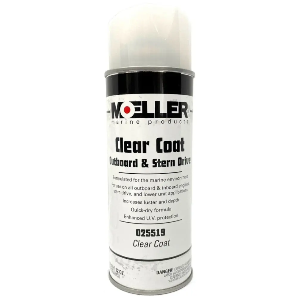 Moeller Outboard & Stern Clear Coat - 12 Oz. 1