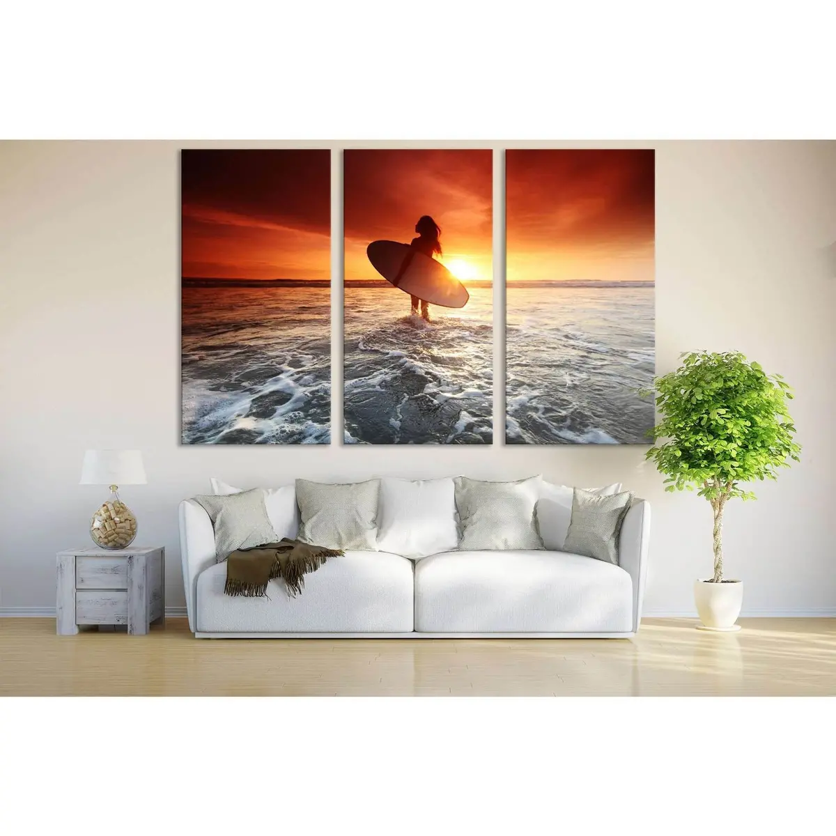 Modern Sunset №654 Ready To Hang Canvas Print 5