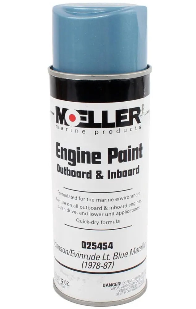 Moeller Outboard/Inboard Engine Paint - 12 Oz. 1