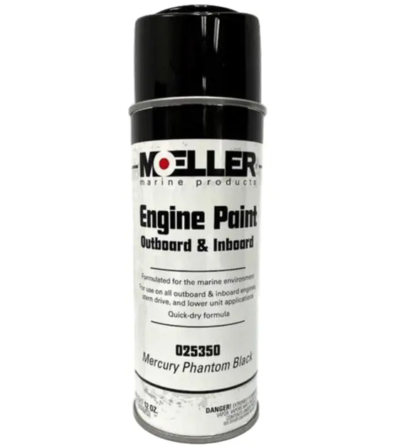 Moeller Outboard/Inboard Engine Paint - 12 Oz. 4